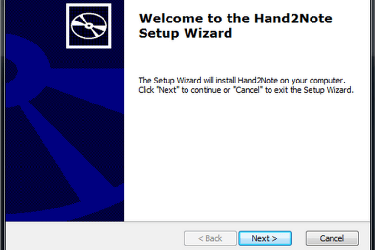 Установить note. Setup Wizard. Установщик Wizard.